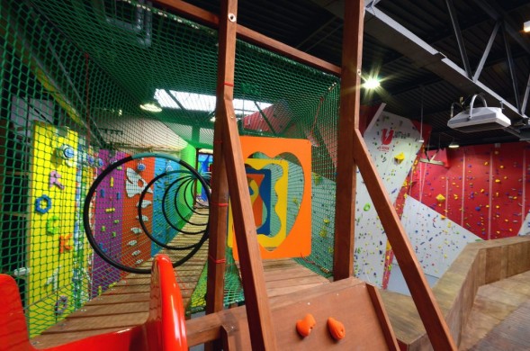 Kids zone at the Urock Climbing and Sports Centre, Toruń